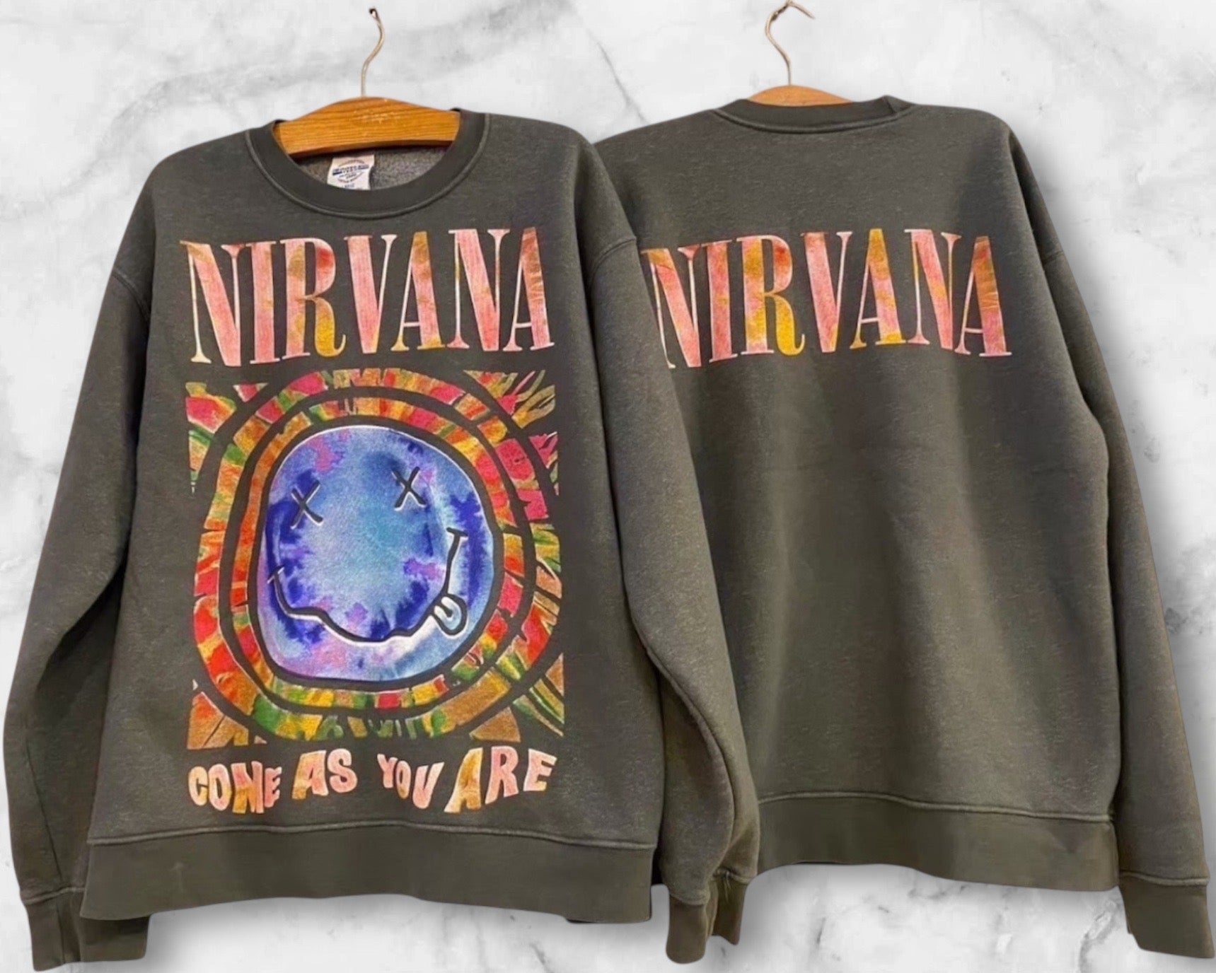 Nirvana スウェットLS（受注商品11/30より順次発送）